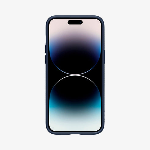 ACS04813 - iPhone 14 Pro Max Case Liquid Air in matte black showing the back